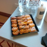 Pastries before the seminar